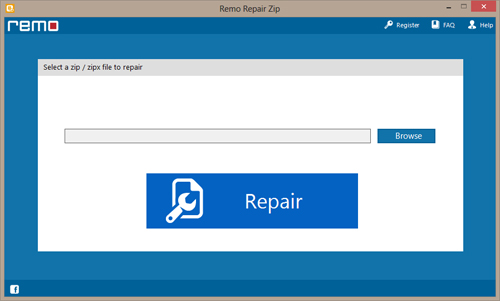 ZIP Repair Tool - Main Screen